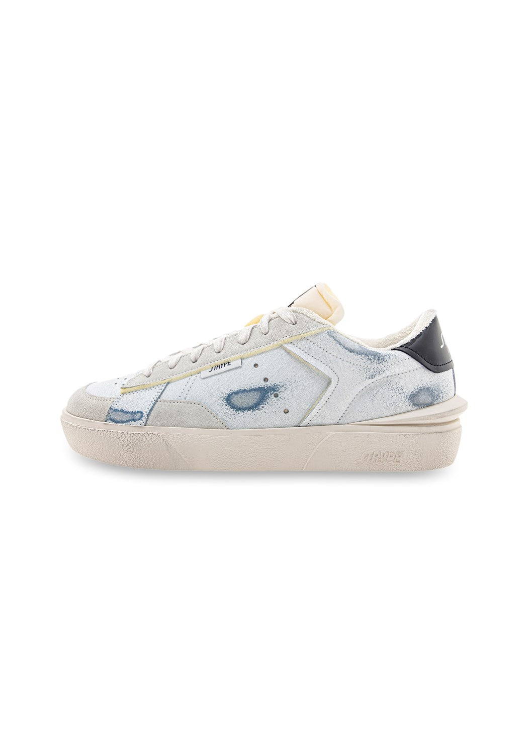 ST011-NE Sneaker Destroyed white/black | Bildmaterial bereitgestellt von SHOES.PLEASE.