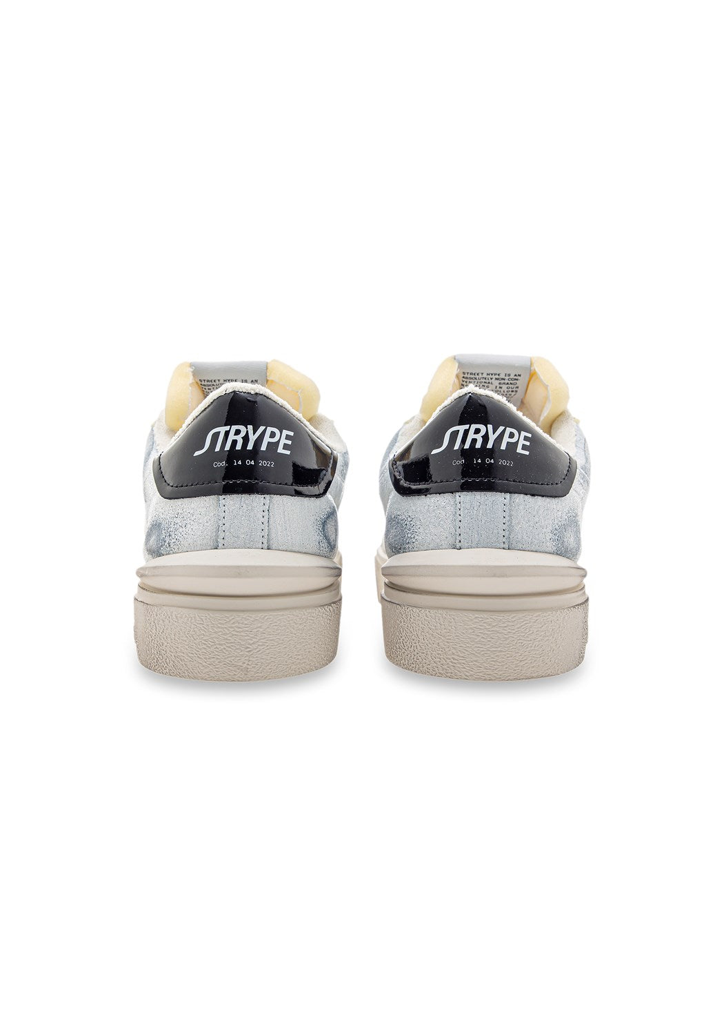 ST011-NE Sneaker Destroyed white/black | Bildmaterial bereitgestellt von SHOES.PLEASE.