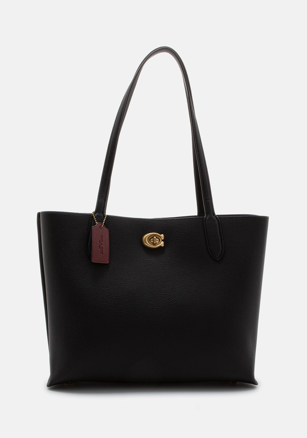 Willow Tote Polished Pebble Leather blac | Bildmaterial bereitgestellt von SHOES.PLEASE.