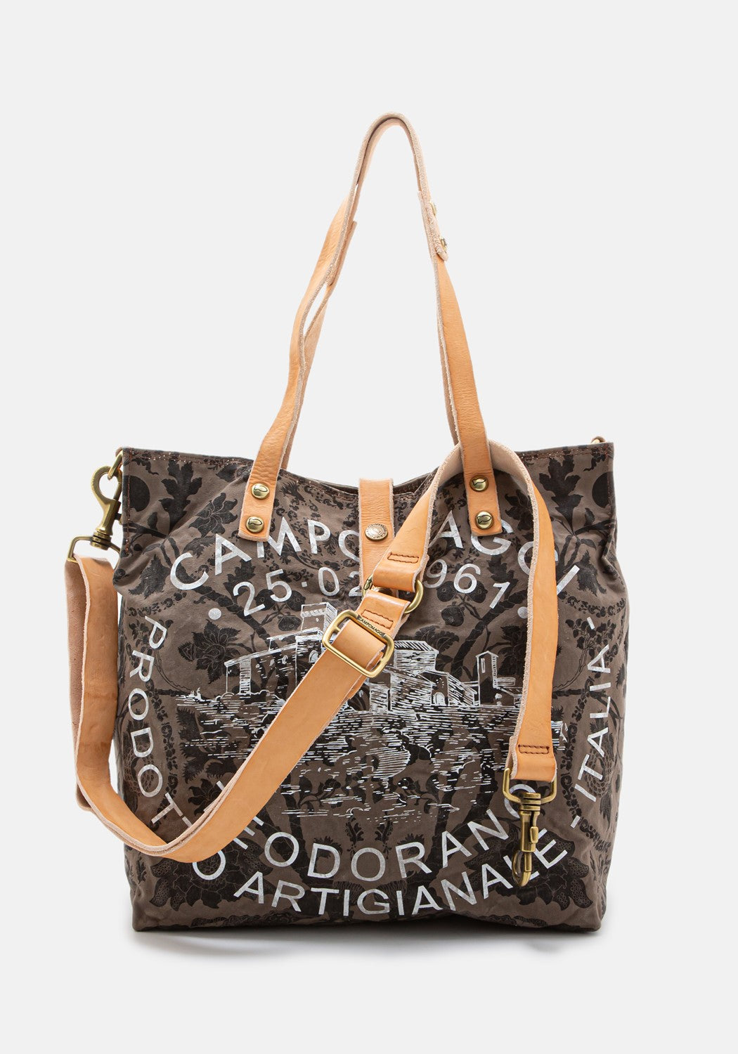 C025970ND-X1578 floral pr. s/w Shopper | Bildmaterial bereitgestellt von SHOES.PLEASE.